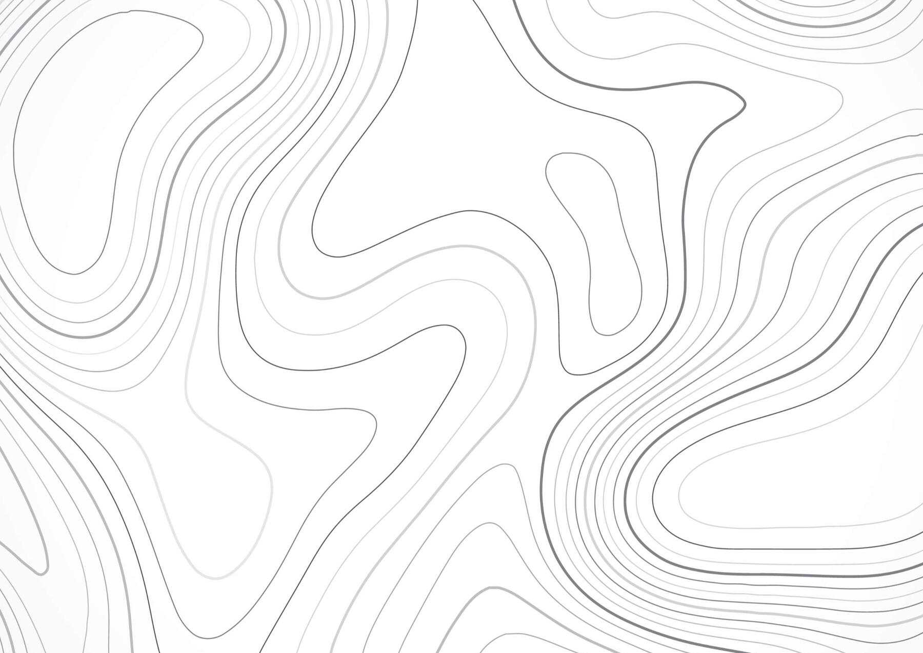 An image showing black contour lines on a white background.